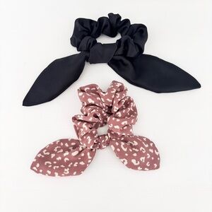 A NEW DAY (2) Bow Hair Scrunchies